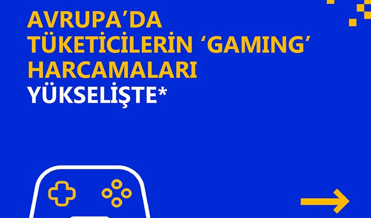 Visa verilerine göre ‘gaming’ Avrupa’da yükselişte  