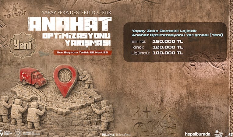 “Yapay Zeka Destekli Lojistik Anahat Optimizasyonu Yarışması” için TEKNOFEST başvuruları başladı