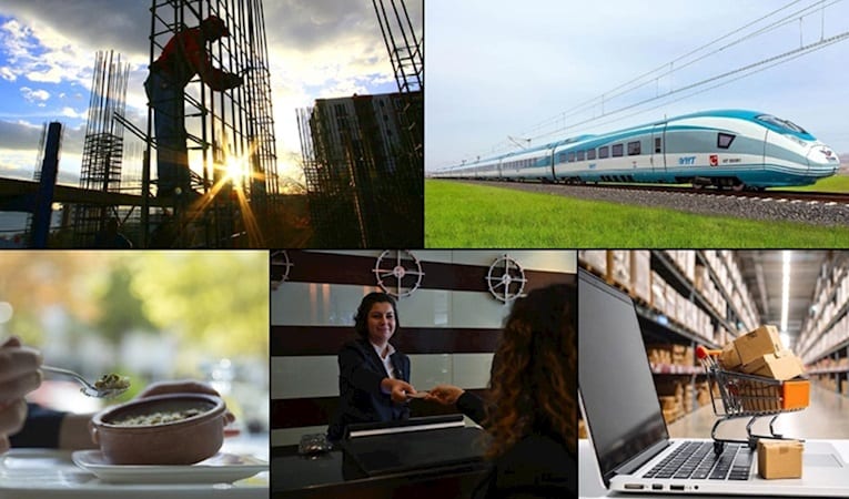 Ekonomik büyümede 12 çeyrektir 3 sektörün sırtı yere gelmedi