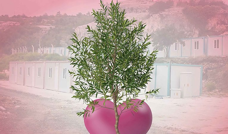 Annenizin Hatay’da bir zeytin fidesi olsun