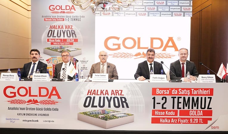 Golda Gıda halka arz için yarın talep toplamaya başlayacak