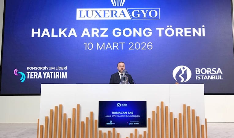 Borsa İstanbul'da gong Luxera GYO için çaldı
