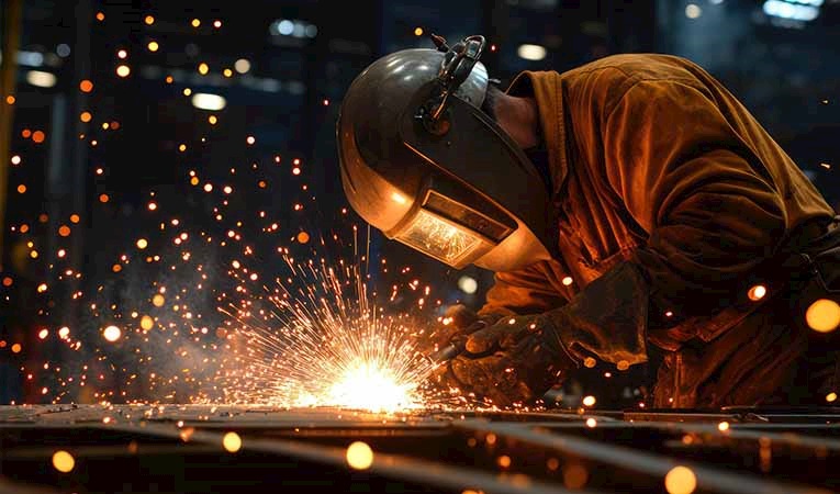 Sanayi üretimi yıllıkta artarken, aylıkta geriledi