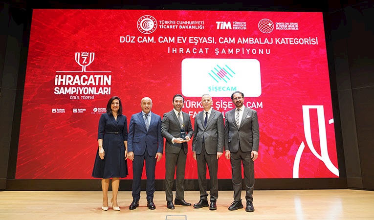 Şişecam 3 kategoride ihracat şampiyonu oldu