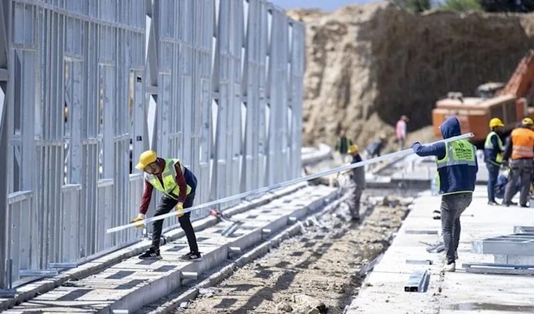 İnşaat maliyetleri Temmuz'da aylık yüzde 1,15 arttı