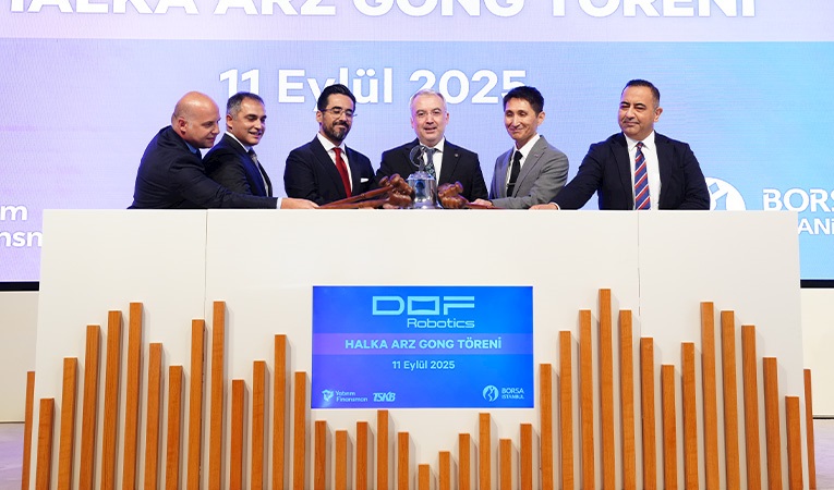 Borsada gong DOF Robotik için çaldı