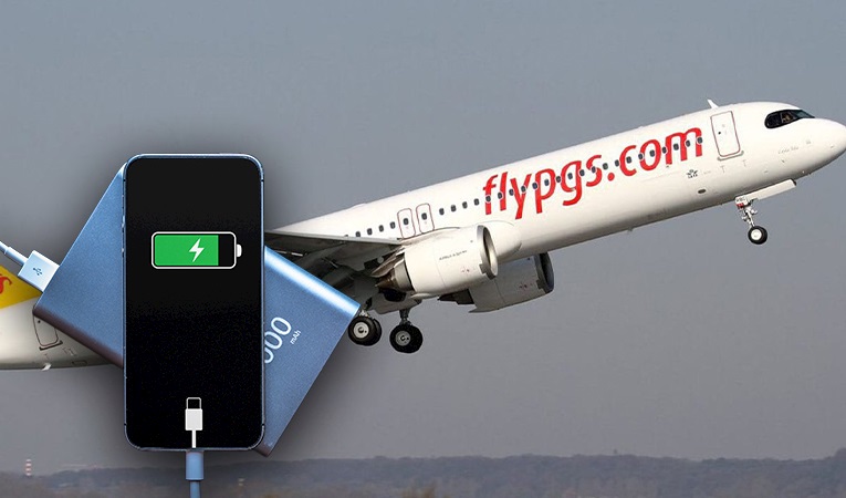 Pegasus açıkladı: Uçakta powerbank kullanmak artık yasak