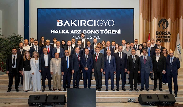 Borsa İstanbul'da gong Bakırcı GYO için çaldı