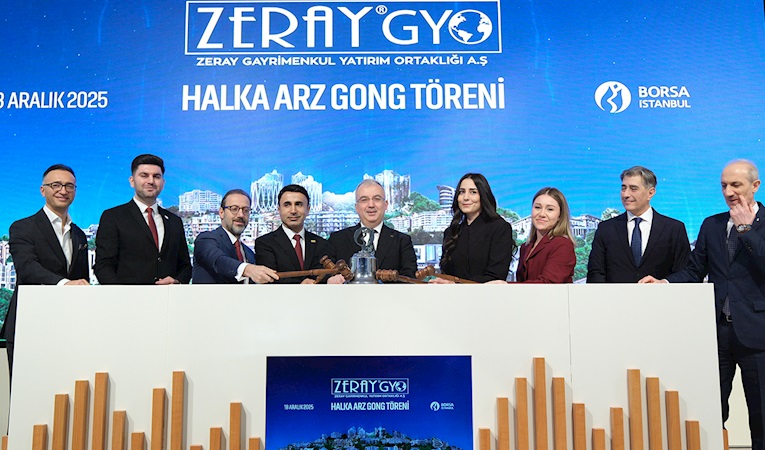 Borsa İstanbul'da gong Zeray GYO için çaldı