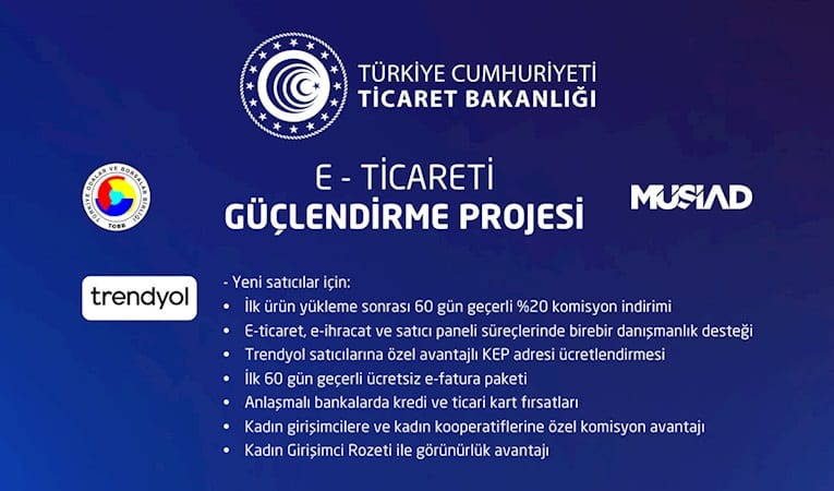 Trendyol'dan e-ticarete gireceklere özel destek