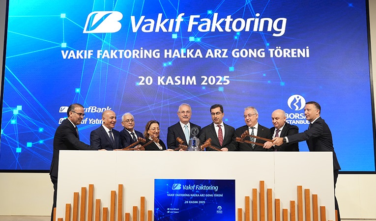Borsada gong Vakıf Faktoring için çaldı