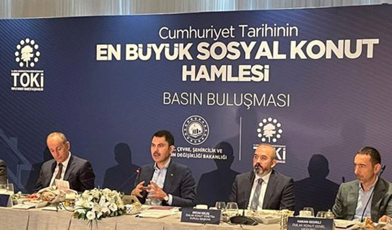 Bakan Kurum, sosyal konut projesinde ilk başvuruları açıkladı