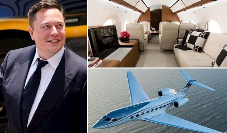 Evi olmayan milyarder Elon Musk’ın özel jetinin içi nasıl?