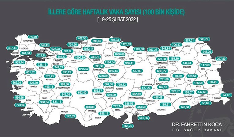 Vaka sayısı en çok artan 10 il: Hangi şehirlerde arttı?