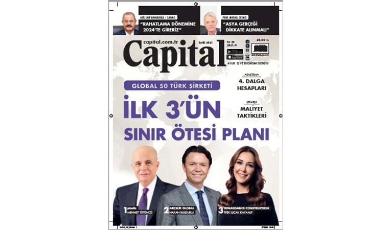 'En Büyük 50 Global Şirket' Capital Eylül sayısında