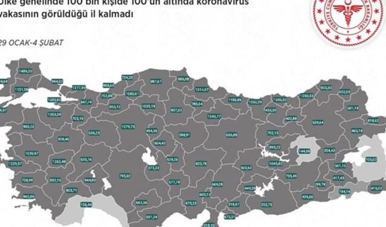 Vaka oranı 1000’in üzerine çıkan 19 il alarm veriyor