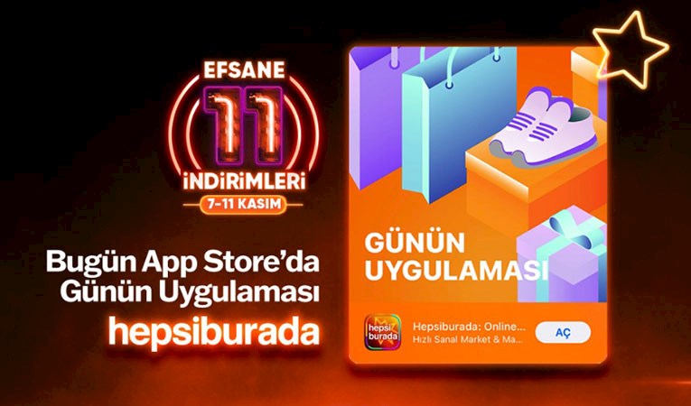 Hepsiburada "Günün Uygulaması" oldu
