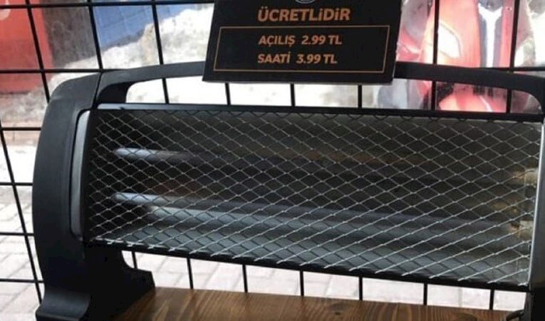 Kafeler ısıtıcılardan ücret almaya başladı